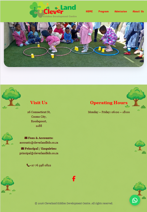 Cleverland Kiddies development screenshot